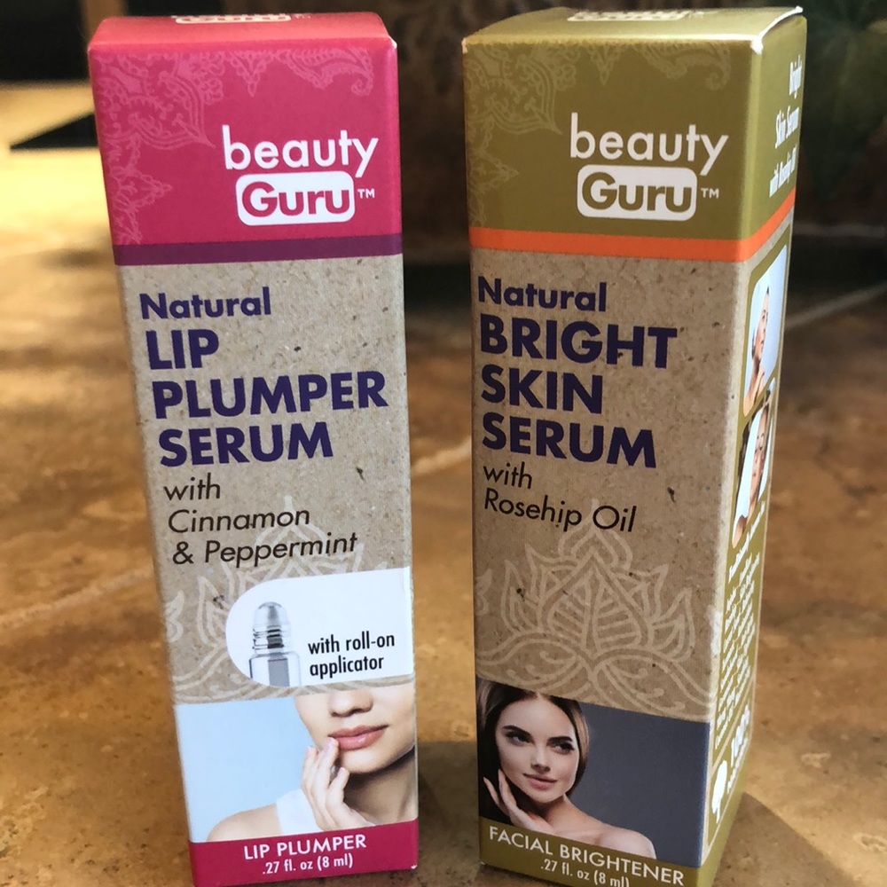 Bundle lip plumper and skin brightening serum